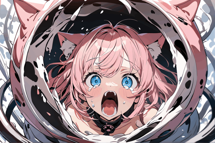 泣き叫ぶ女の子